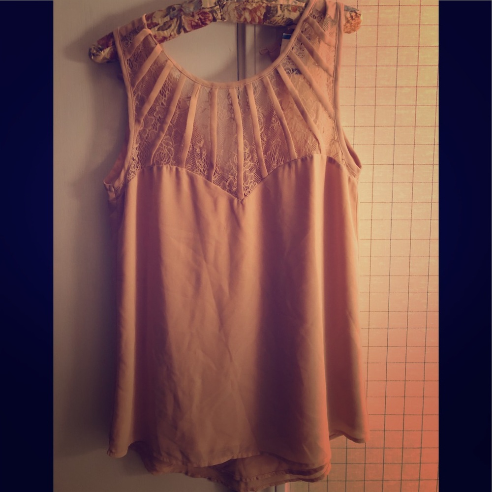 Pink cami-blouse